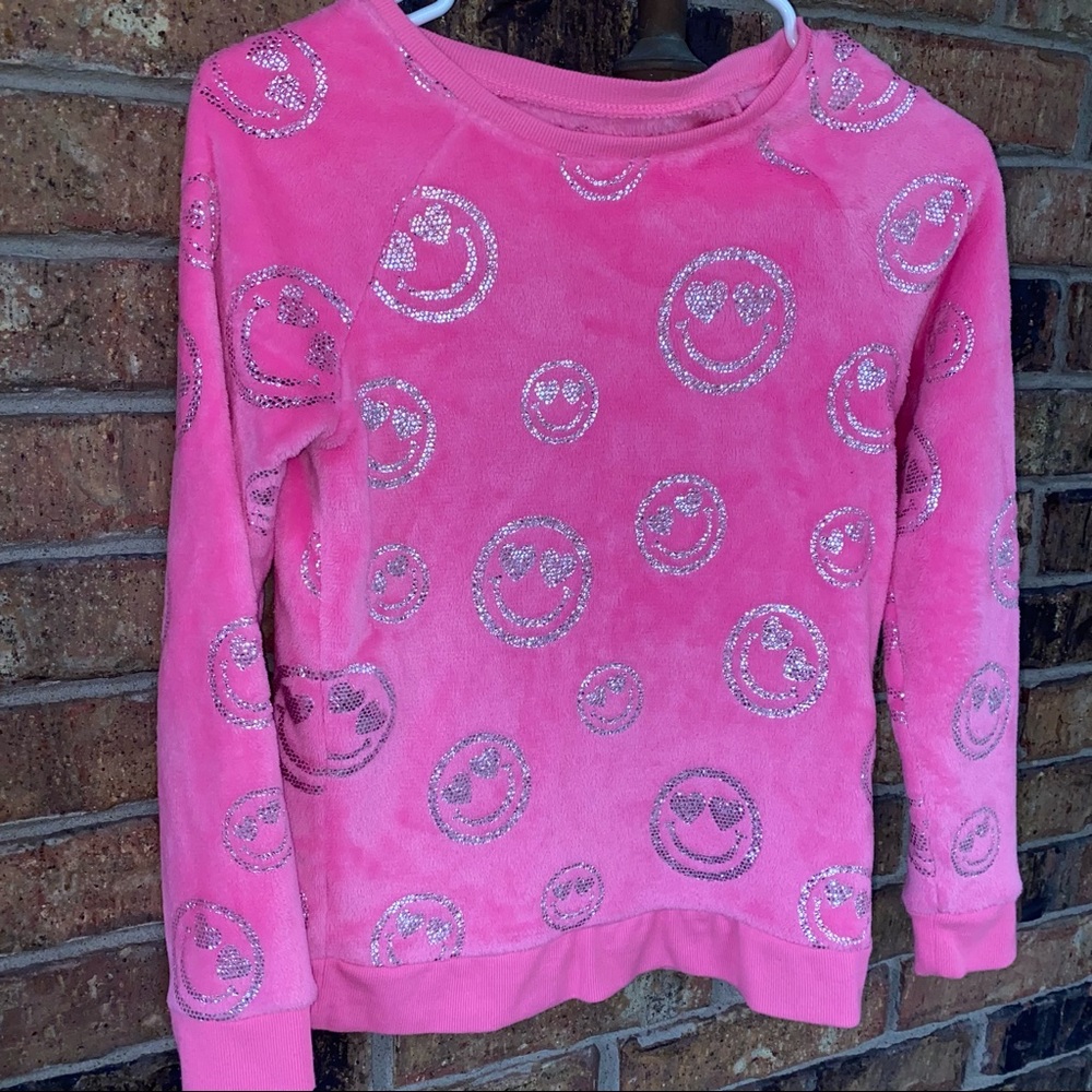 justice girls fuzzy sweater